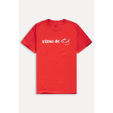 CAMISETA RESERVA PAIS EST FILHO DE PEIXE VERMELHO
